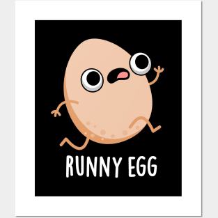 Runny Egg Cute Food Pun Posters and Art
